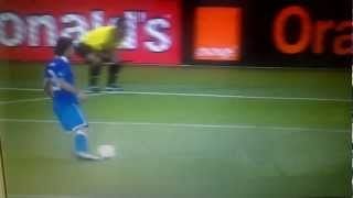 EURO 2012 Андреа Пирло - гол с пенальти паненки» Андреа Пирло в серии пенальти против Италии на Евро-2012